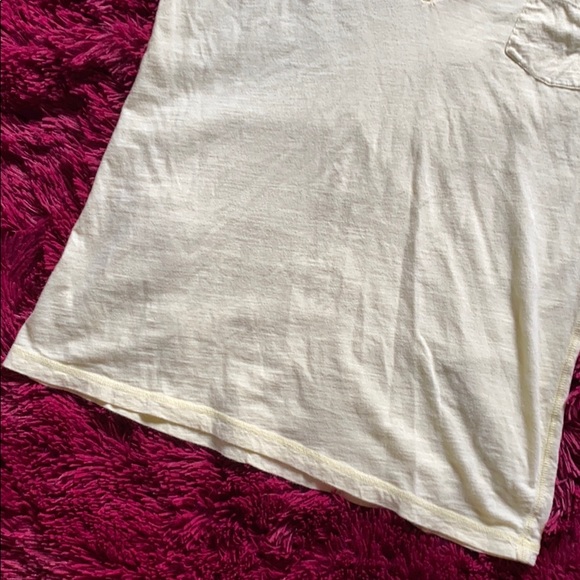 Hollister yellow v-neck sheer top - Picture 3 of 8